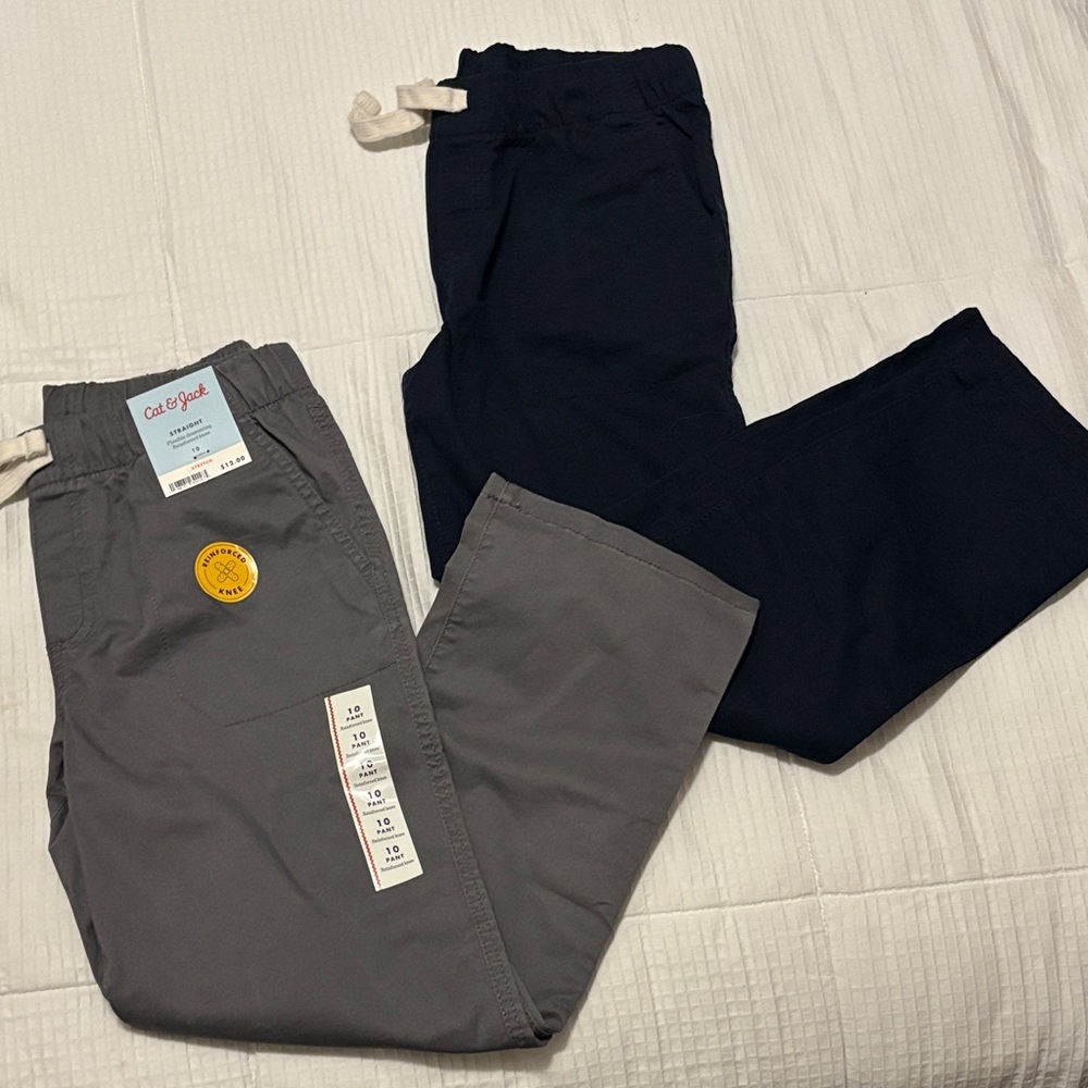 Cat & Jack Kids' Navy and Gray Casual Pants Set